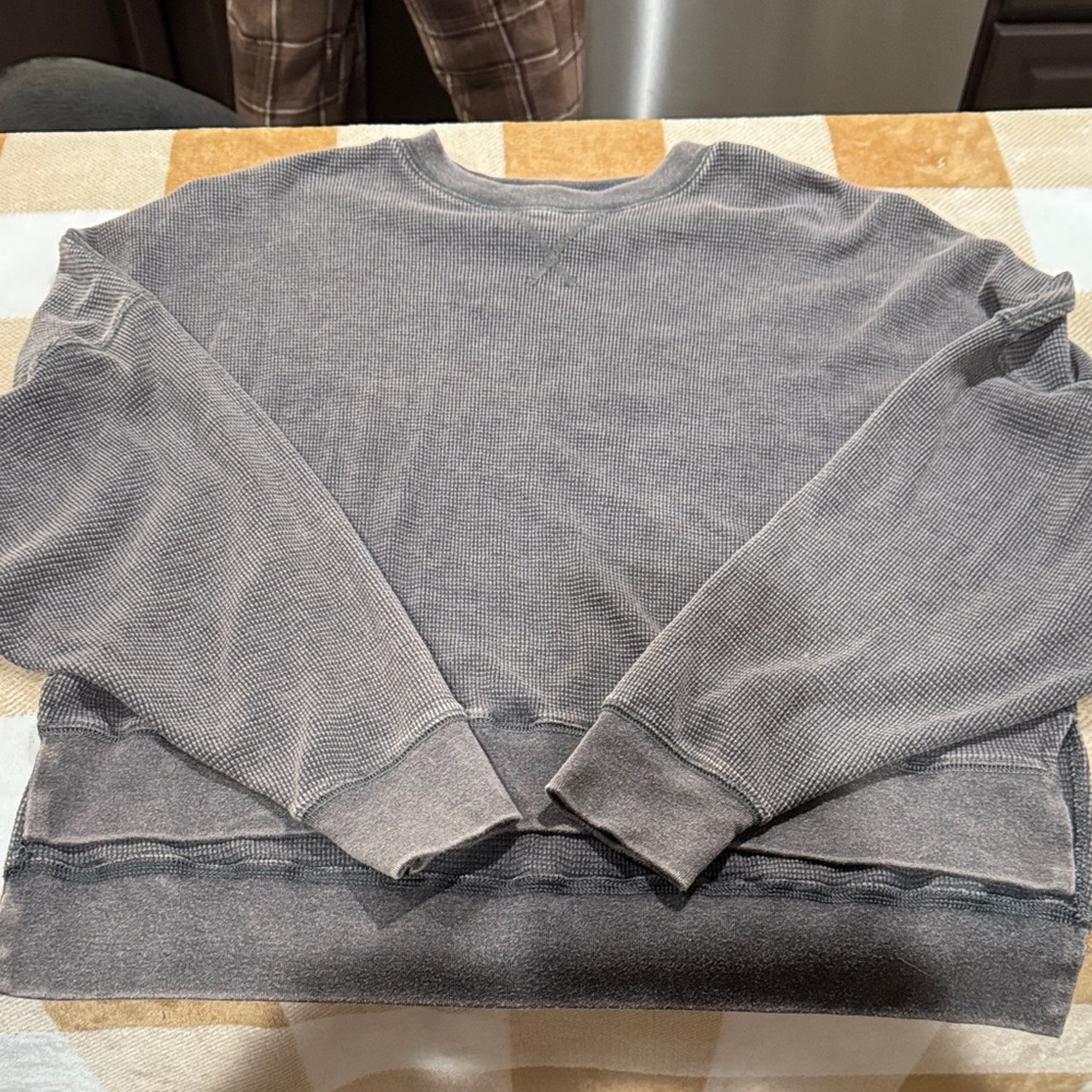 SO Women's Gray Crew Neck Sweater